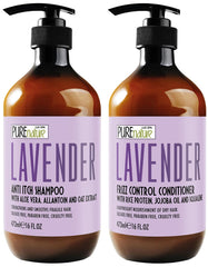 PURE NATURE LUX SPA front packaging showing lavender repair benefits