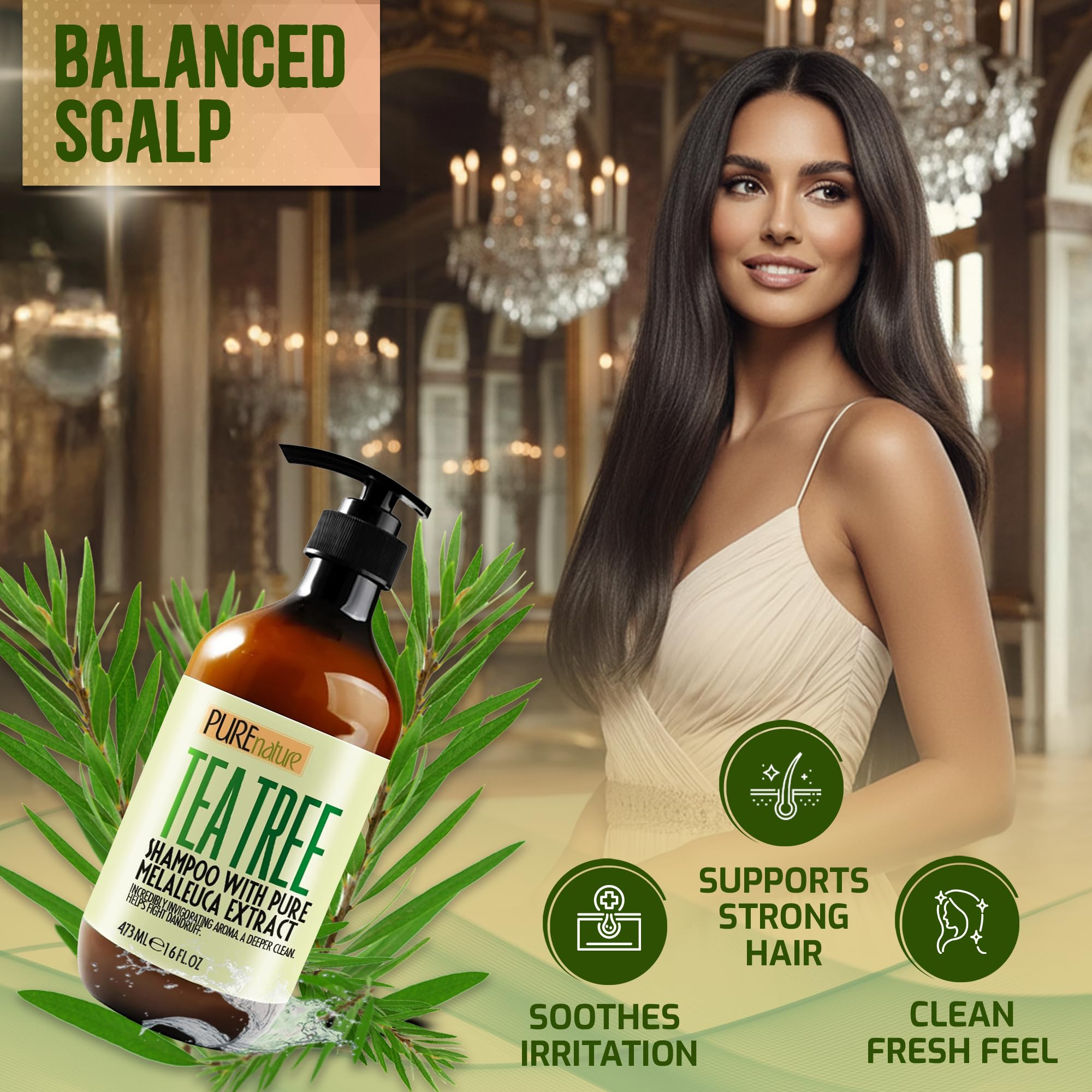 PURE NATURE LUX SPA lather demonstrating effective buildup removal