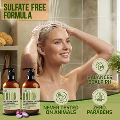 PURE NATURE LUX SPA shampoo texture demonstrating gentle, sulfate-free lather