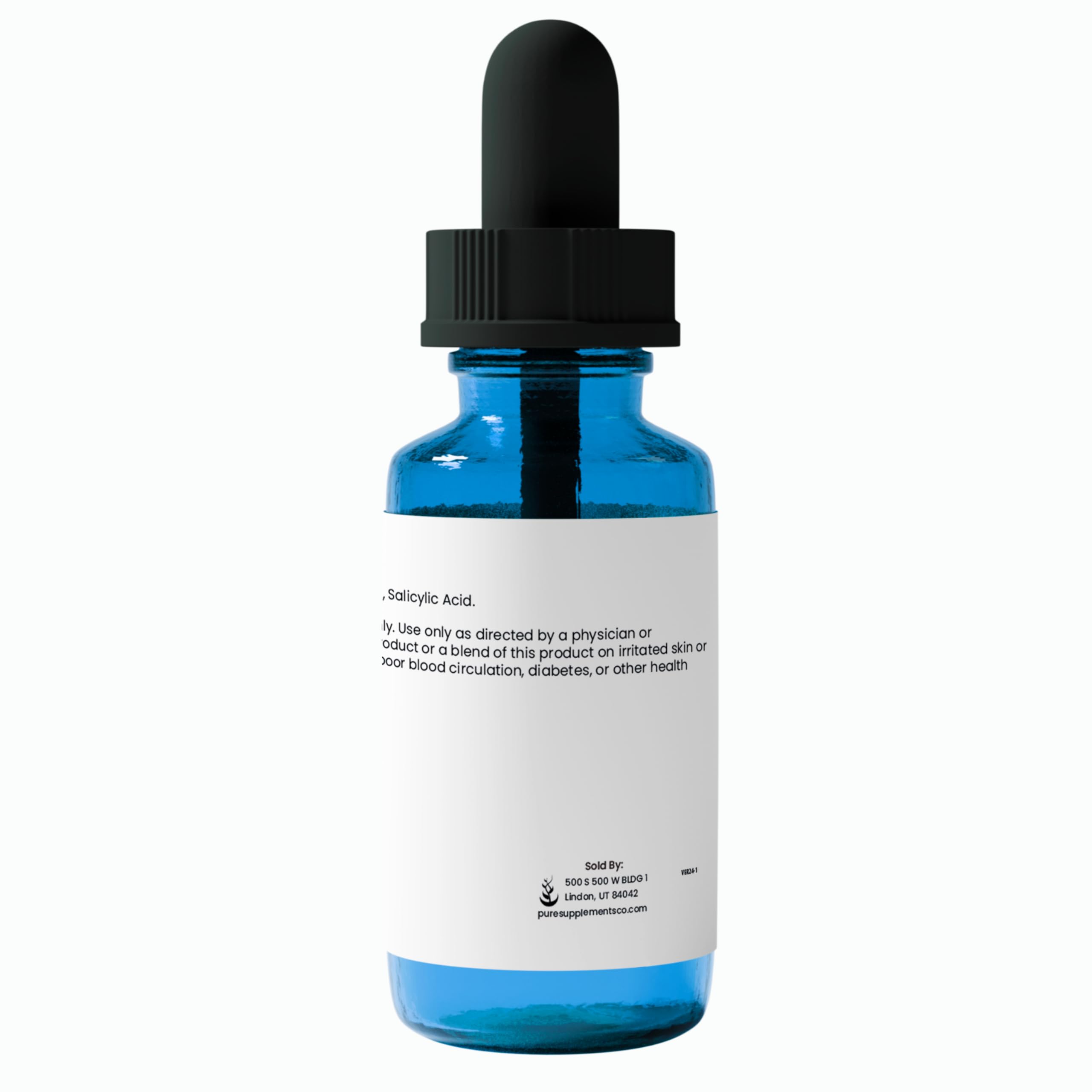 PURE ORIGINAL INGREDIENTS solution droplet on skin showing thin texture for easy absorption