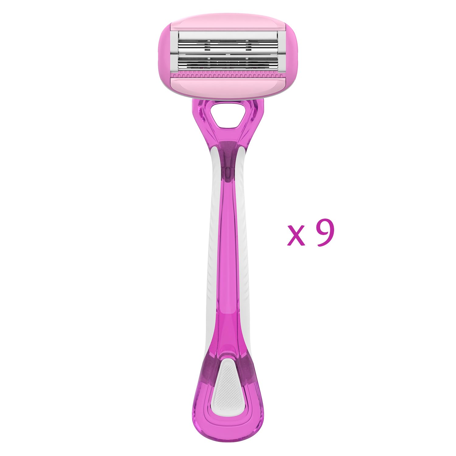 Pure Silk razor in hand demonstrating control and ease