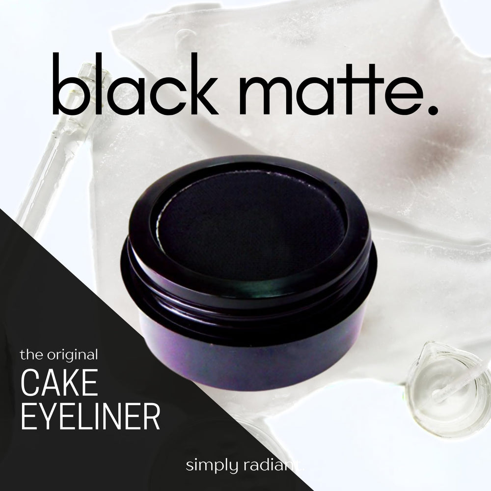 Pure Ziva wet-applied shadow on eyelid illustrating intense matte payoff and long wear