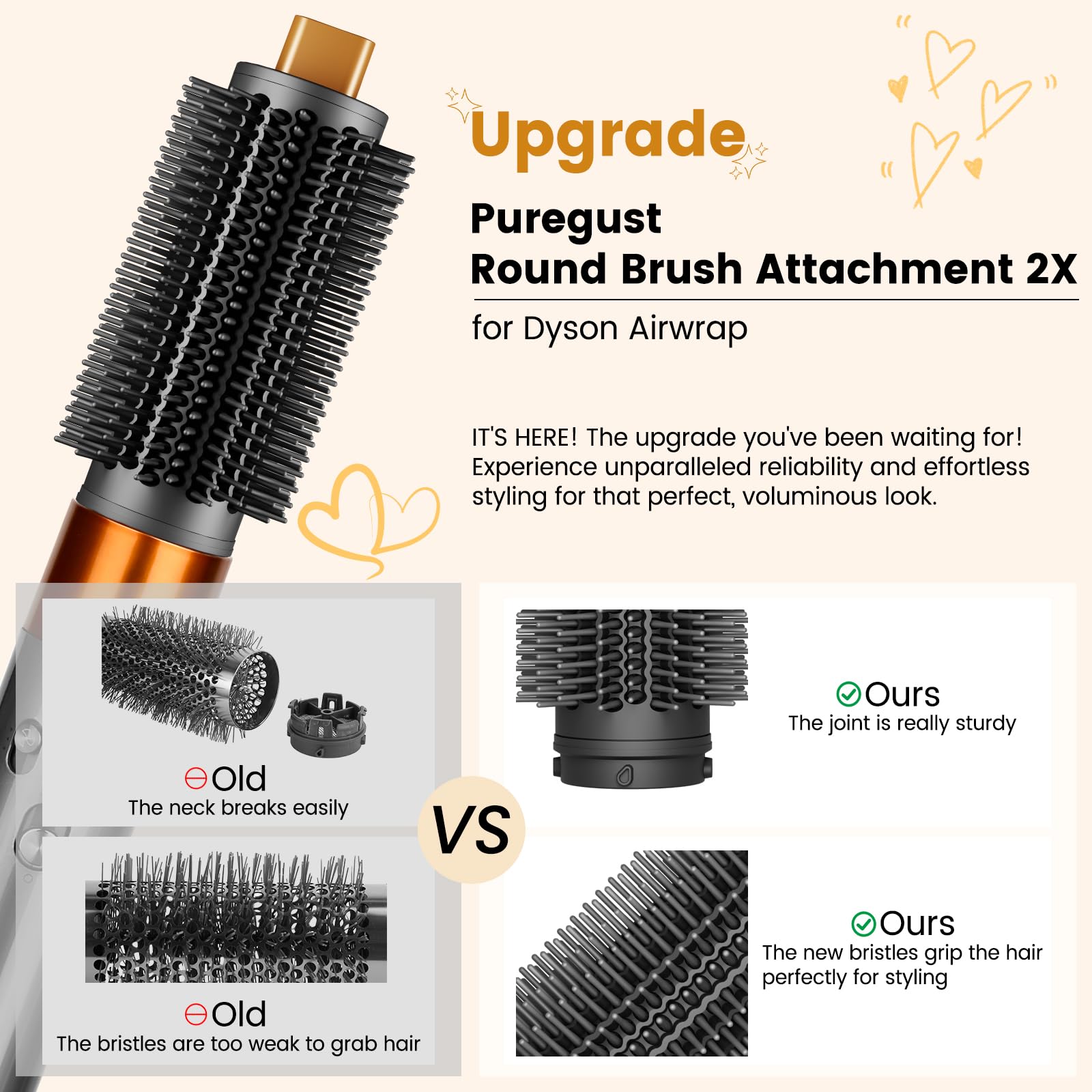 PUREGUST bristles detail demonstrating flexible grip and reduced snagging