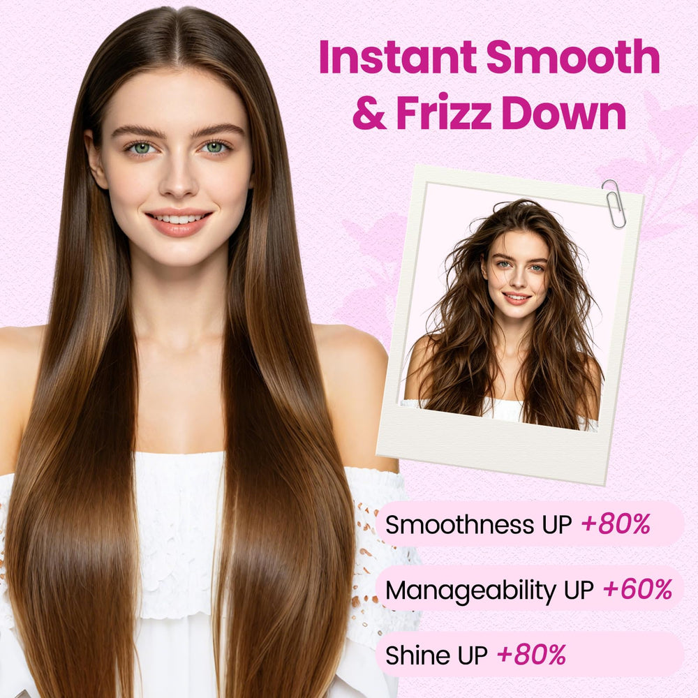 PUREGUST brush lifting hair at roots to create volume and natural-looking body