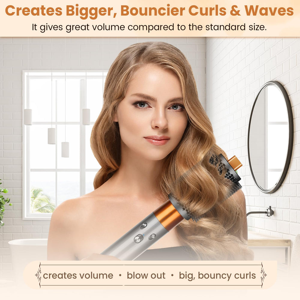 PUREGUST in use on long hair creating fast root lift and salon volume