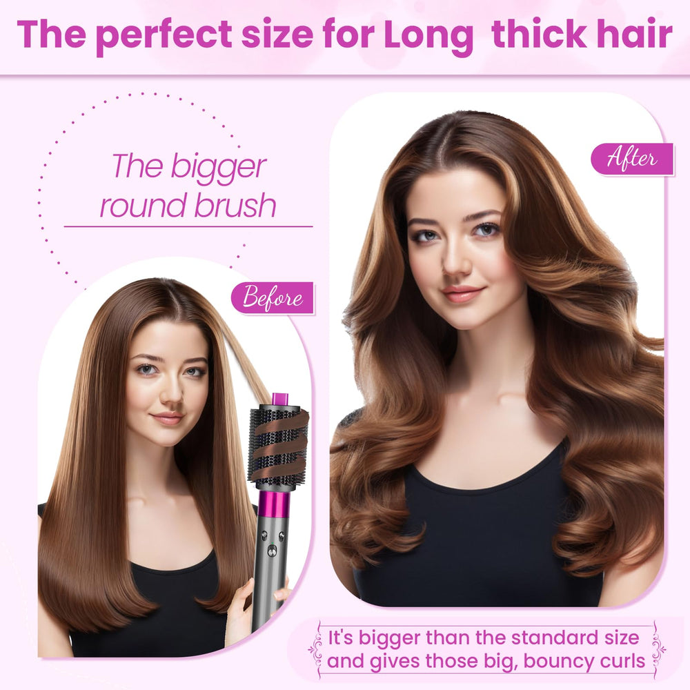 PUREGUST polished smooth finish after styling with reduced flyaways