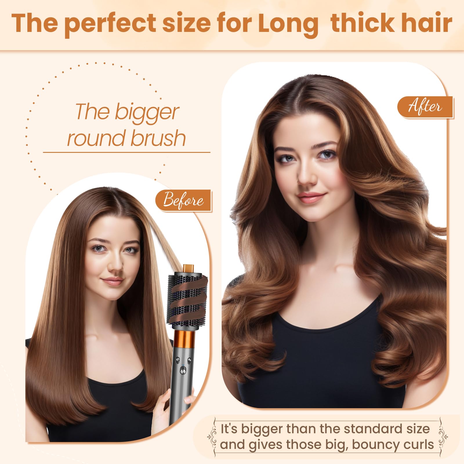 PUREGUST smooth finish hair after use showing polished, frizz-reduced results