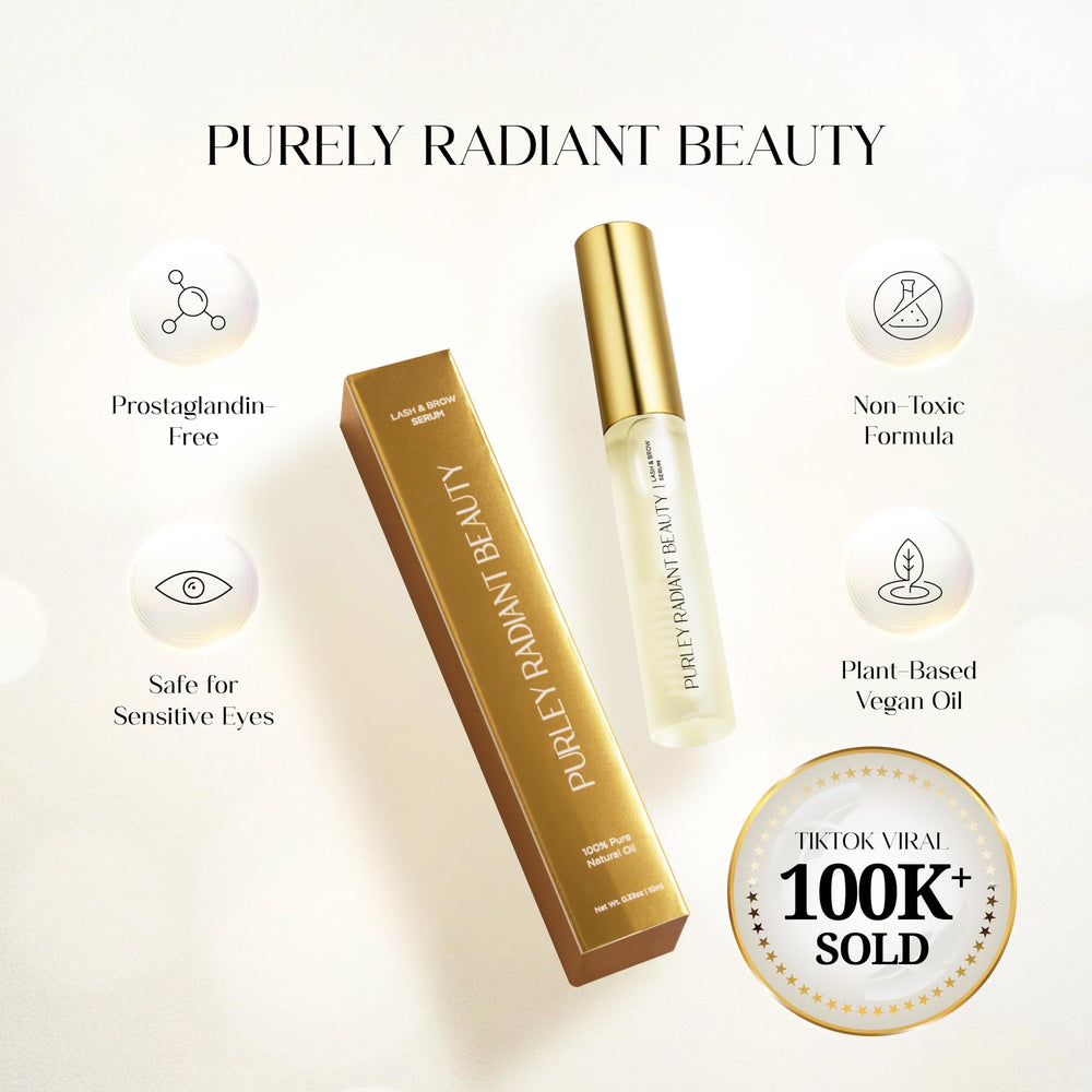 Purely Radiant Beauty applicator brush close-up for precise nightly application benefit