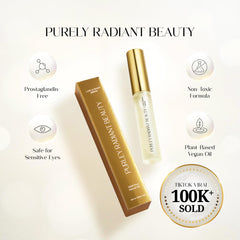 Purely Radiant Beauty applicator brush close-up for precise nightly application benefit