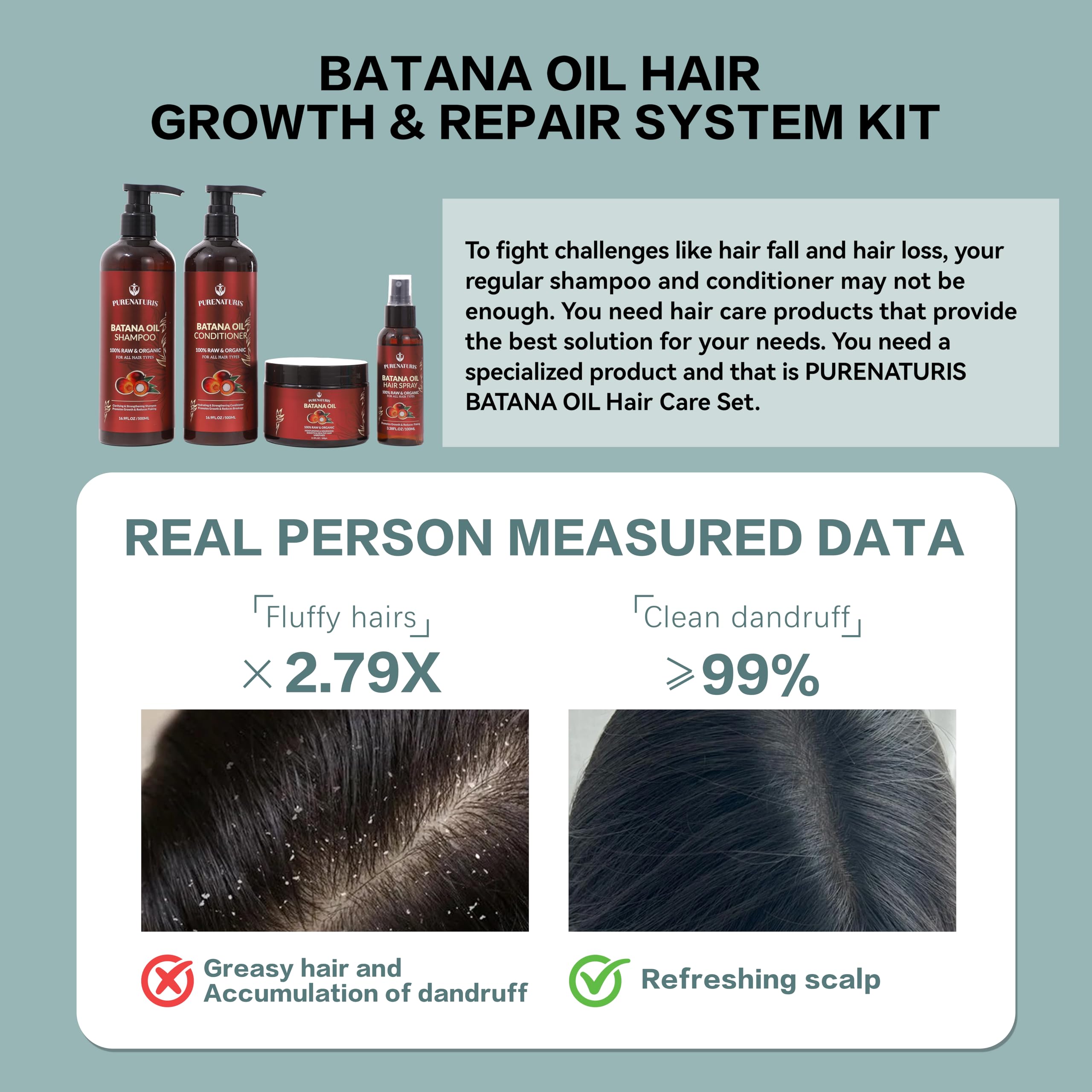 PureNaturis conditioner texture pouring to show moisture and detangling benefit
