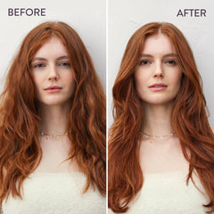 Pureology leave-in spray texture on hand highlighting lightweight feel