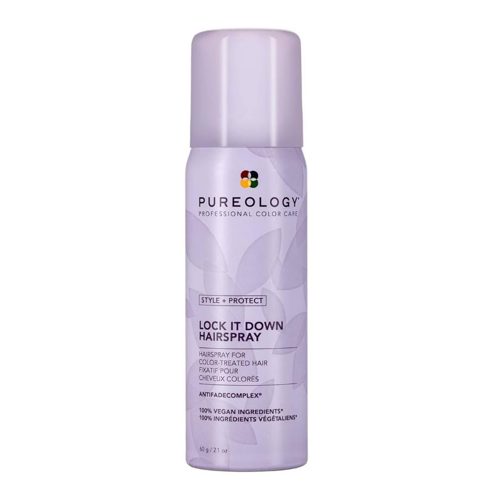 Pureology front packaging showing product and brand, trust for color-safe hold