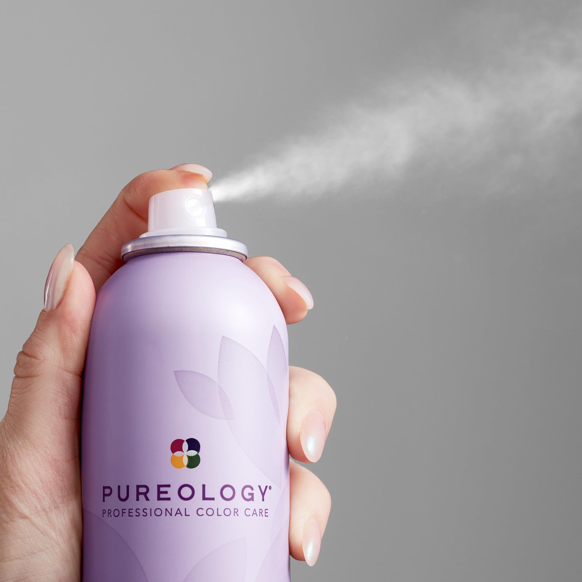 Pureology close-up on shiny hair finish proving non-dulling radiant look