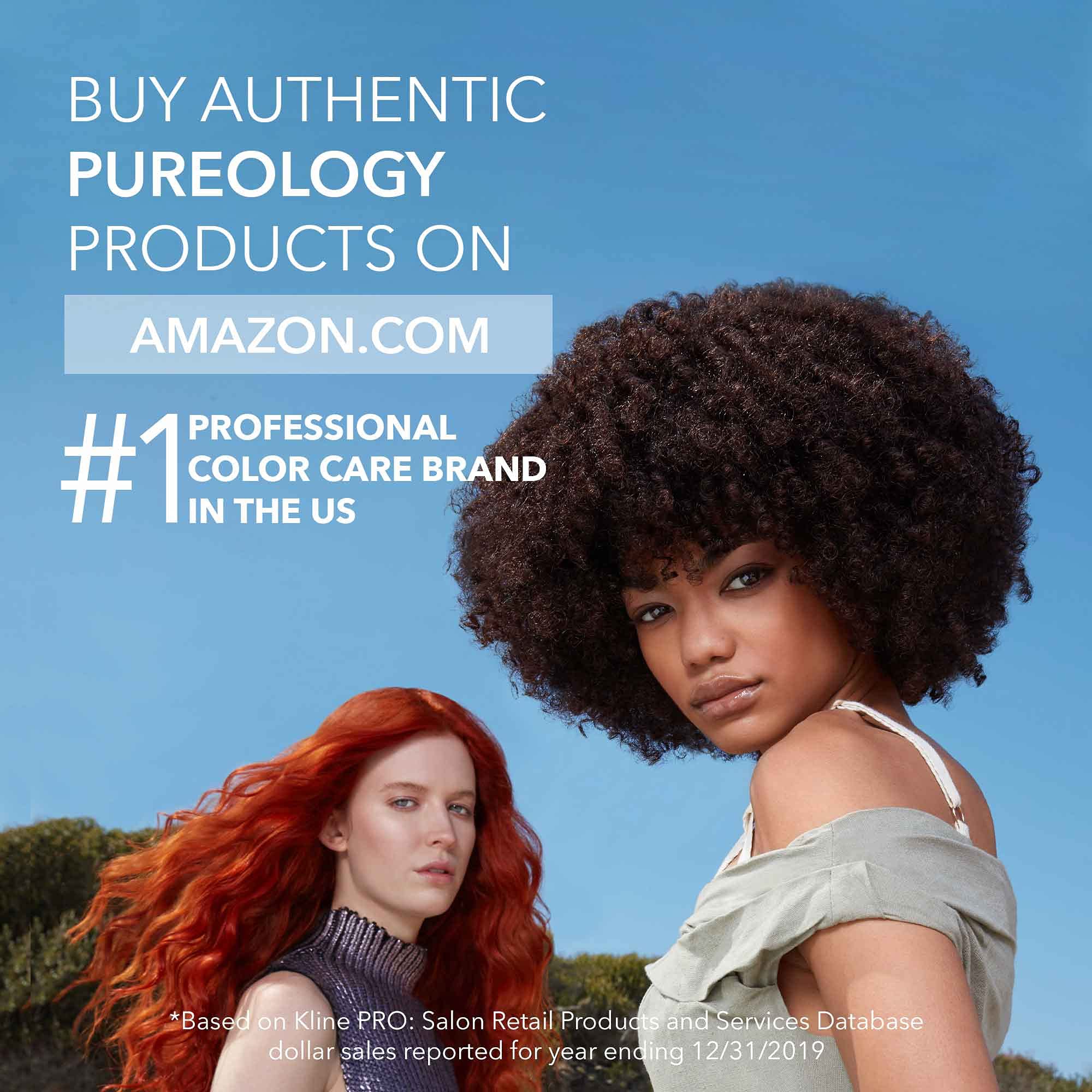 Pureology label closeup displaying Antifade Complex and color protection