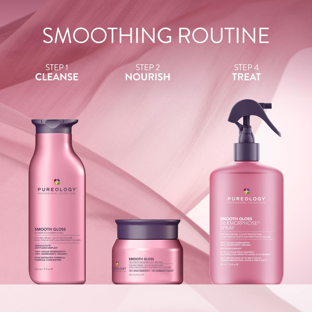 Pureology jar on bathroom shelf styled for everyday routine and convenience