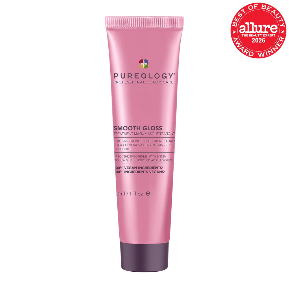 Pureology creamy mask texture close-up highlighting rich conditioning
