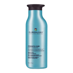 Pureology Strength Cure front bottle showing product and benefits