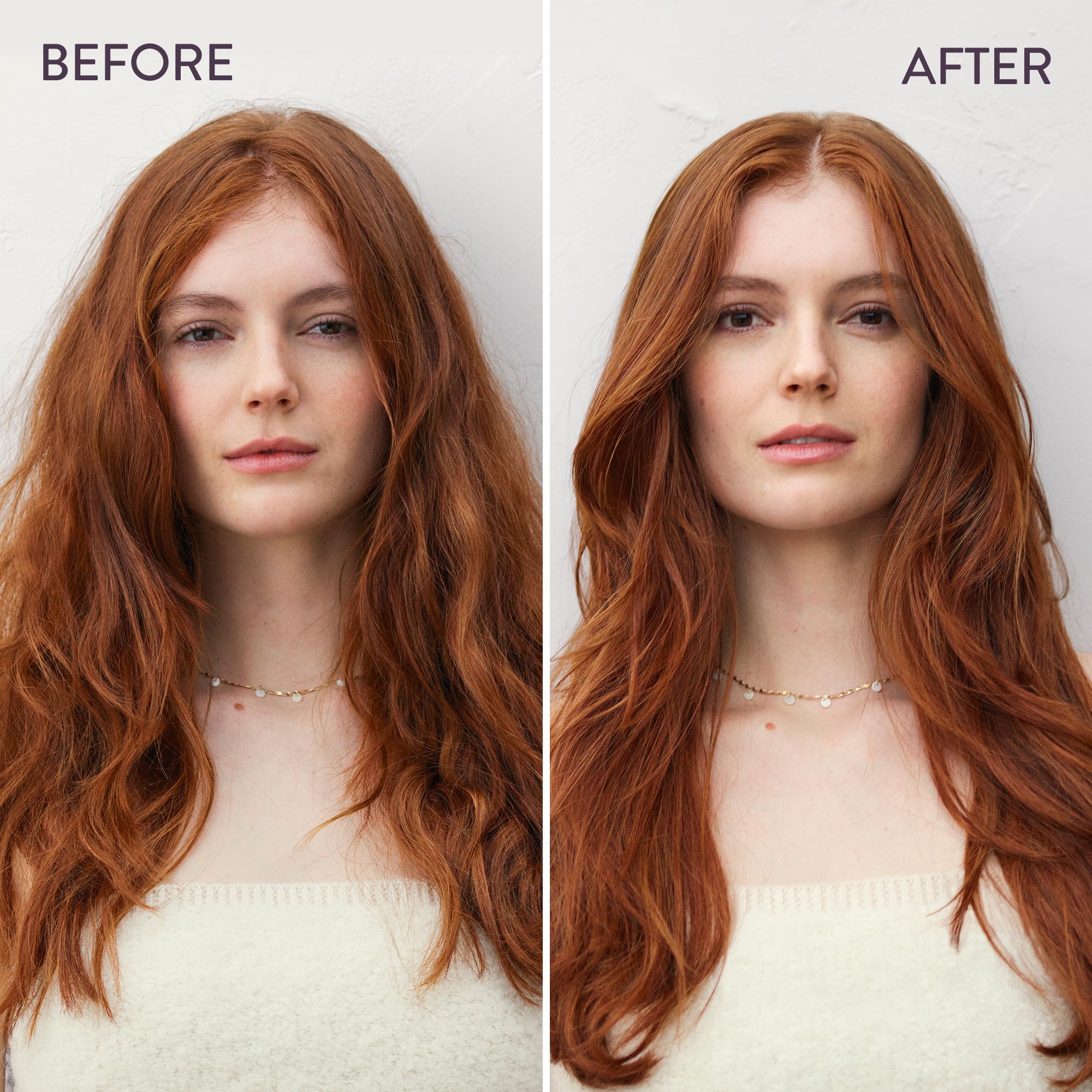 Pureology leave-in texture droplet on hand revealing lightweight feel