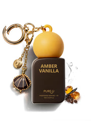 PUREU front bottle view showing compact extrait de parfum convenience