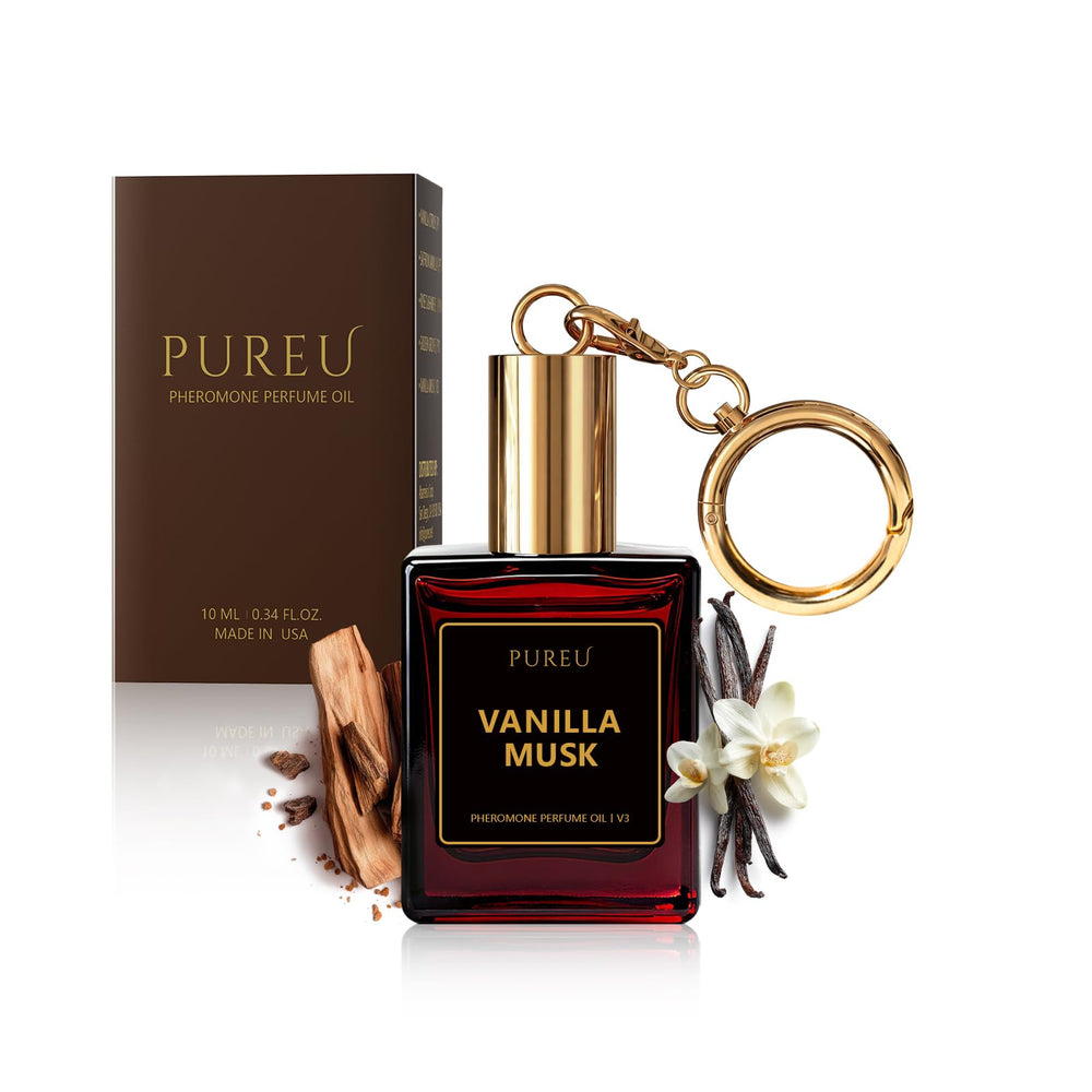 PUREU front packaging showing compact 10ml roll-on for travel convenience
