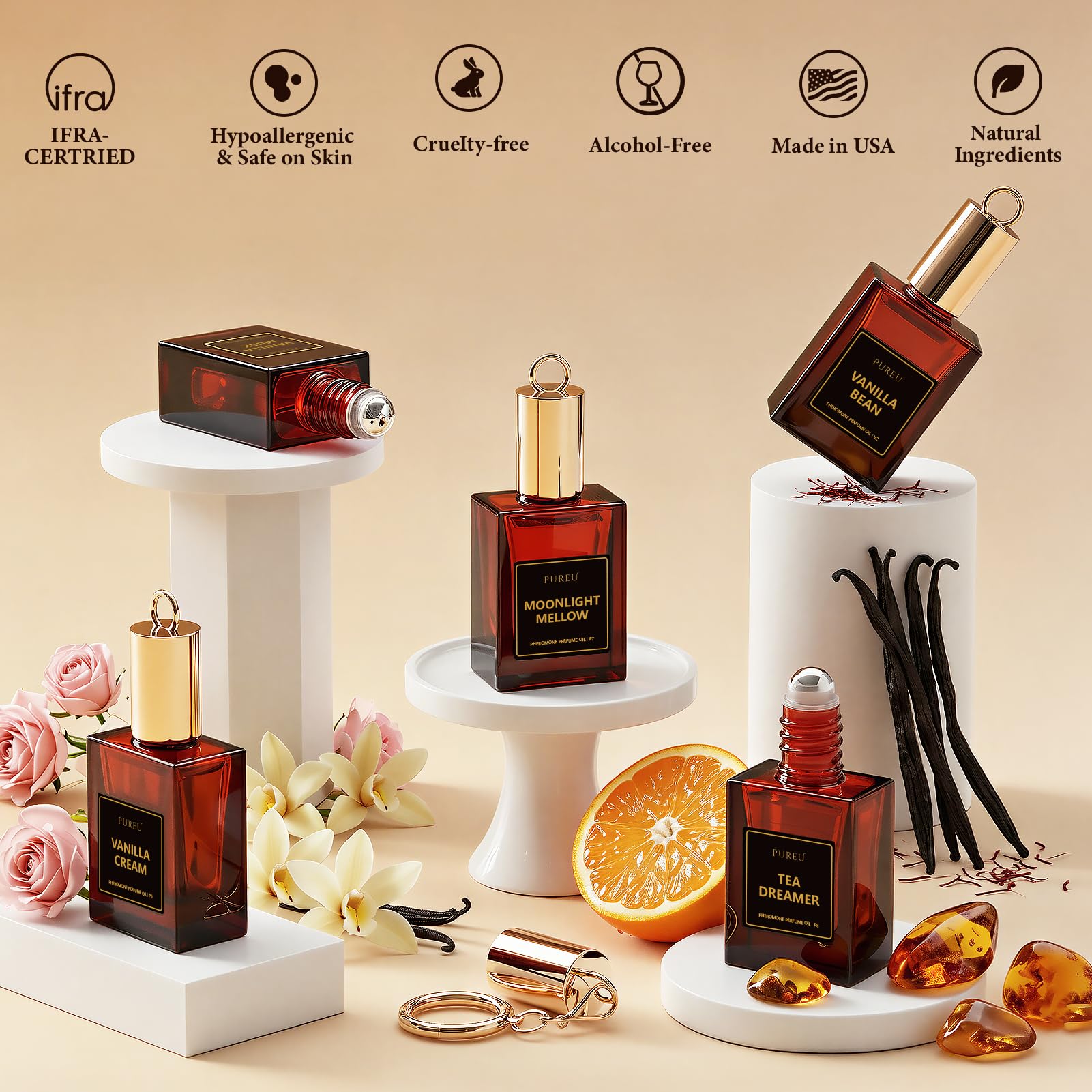 PUREU product label and ingredients showing USA formulation transparency