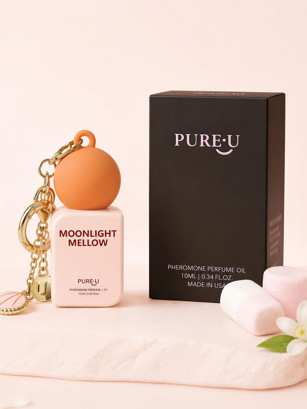 PUREU worn at brunch creating warm, joyful fragrance presence