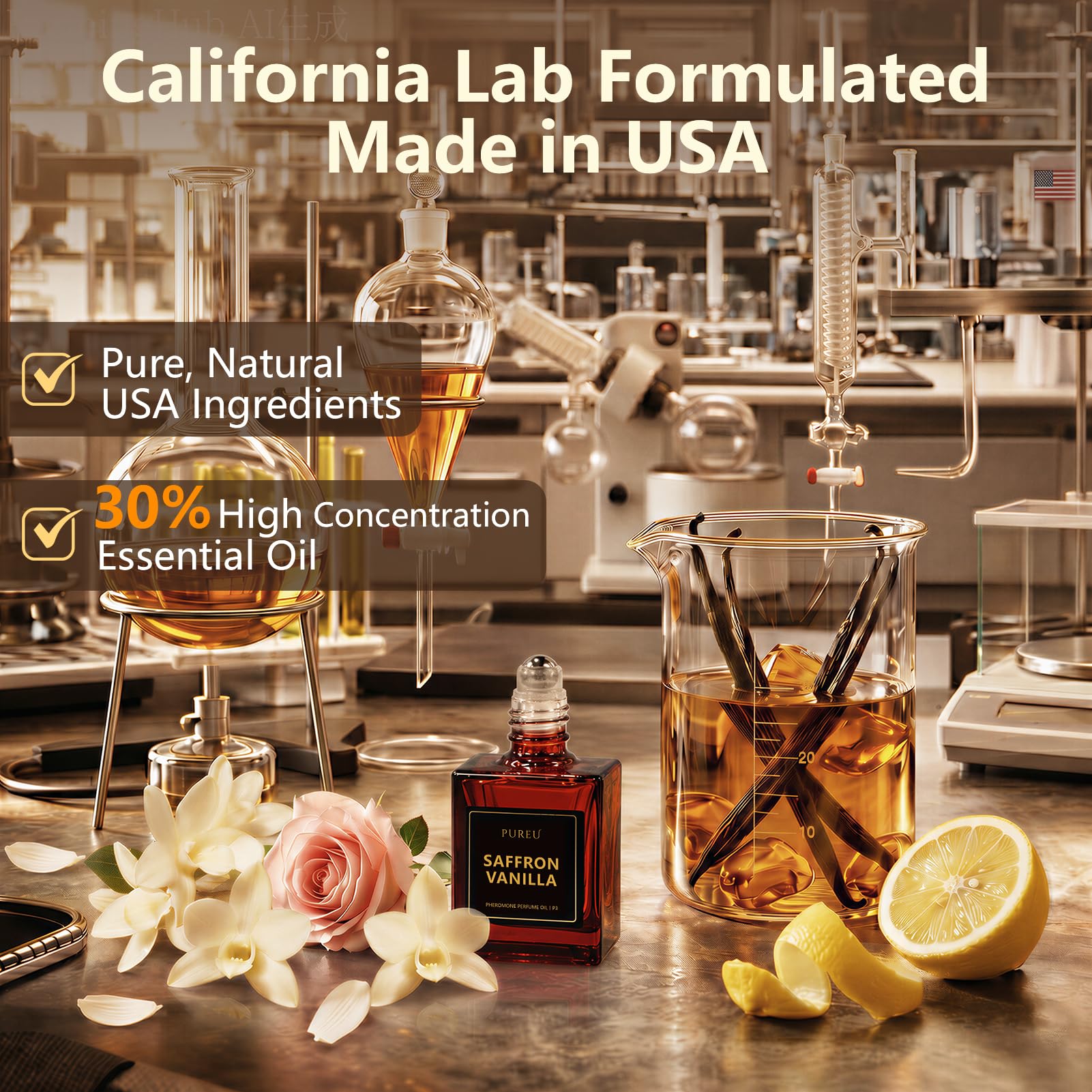 PUREU bottle inside purse, ideal for on-the-go refreshes and portability