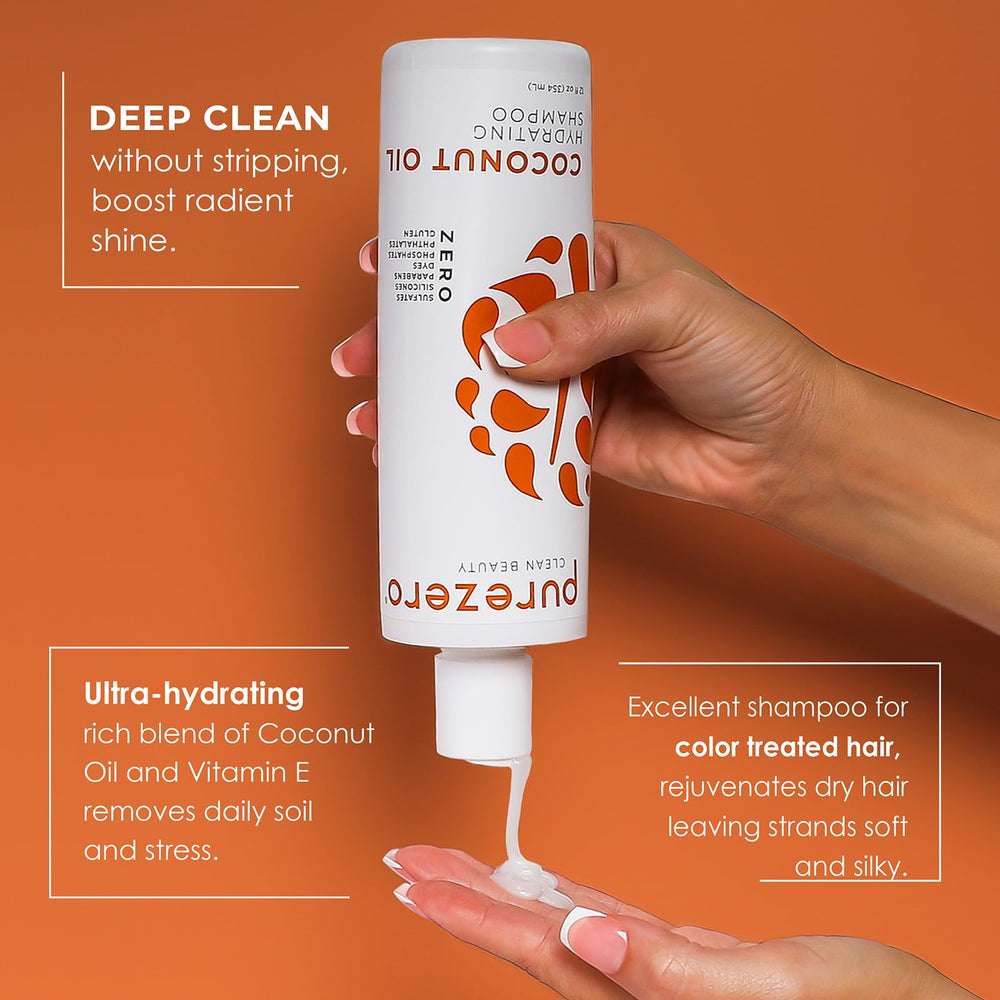 PureZero bottles on bathroom shelf in a calm routine setting for inspiration