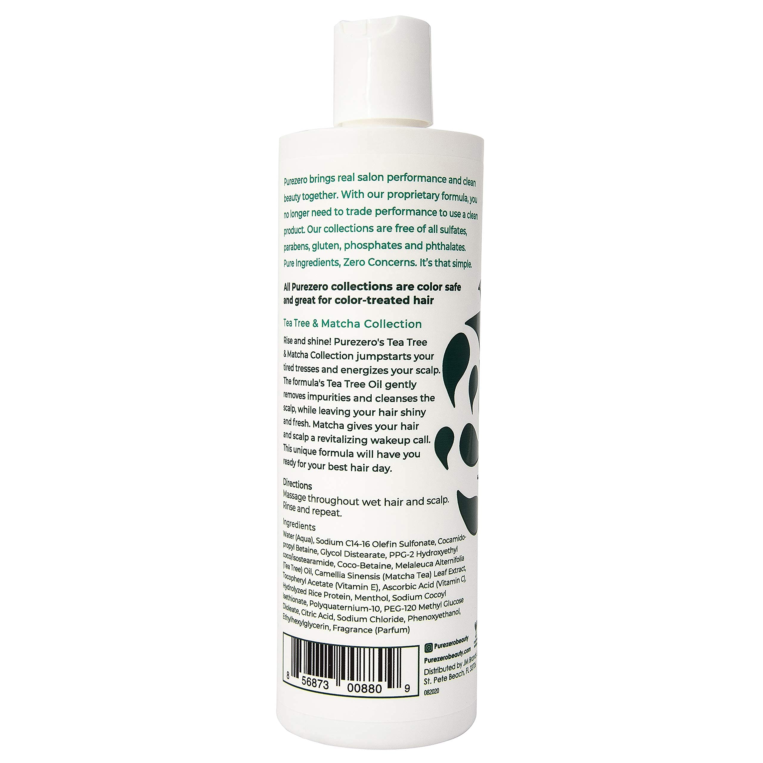 Purezero tea tree oil droplet closeup indicating clarifying action