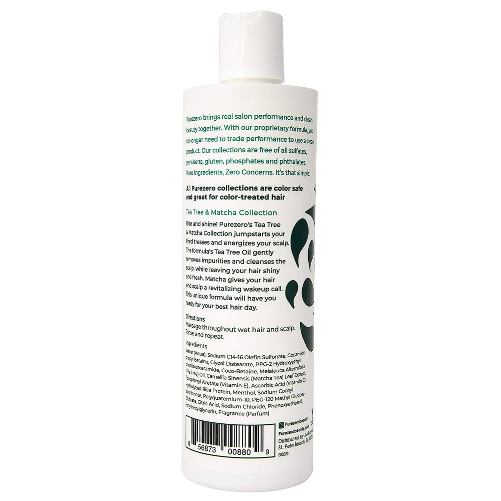 Purezero tea tree oil droplet closeup indicating clarifying action
