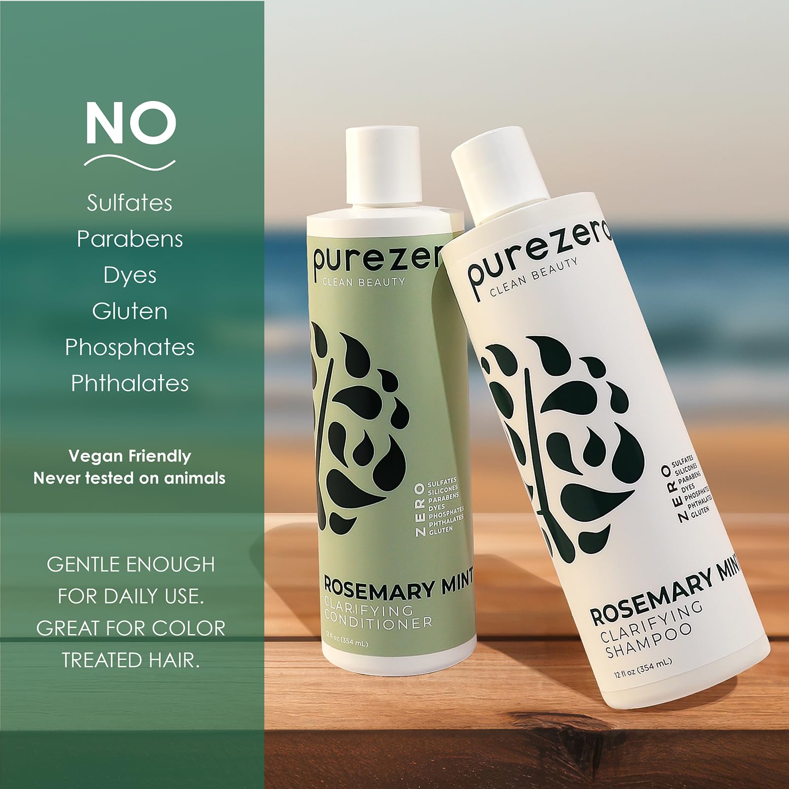 Purezero conditioner cream close-up, lightweight conditioning for shine