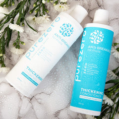 Purezero shampoo lather texture demonstrating gentle foaming and effective cleansing