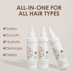 Purezero fine mist spray dispensing even conditioning coverage