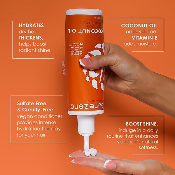 PureZero two 12 oz bottles beside everyday items to show true size