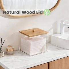 Puricon side profile on vanity illustrating compact footprint and space-saving benefit