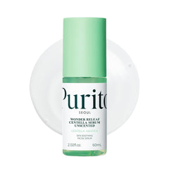 PURITO front packaging showing bottle and calming benefit
