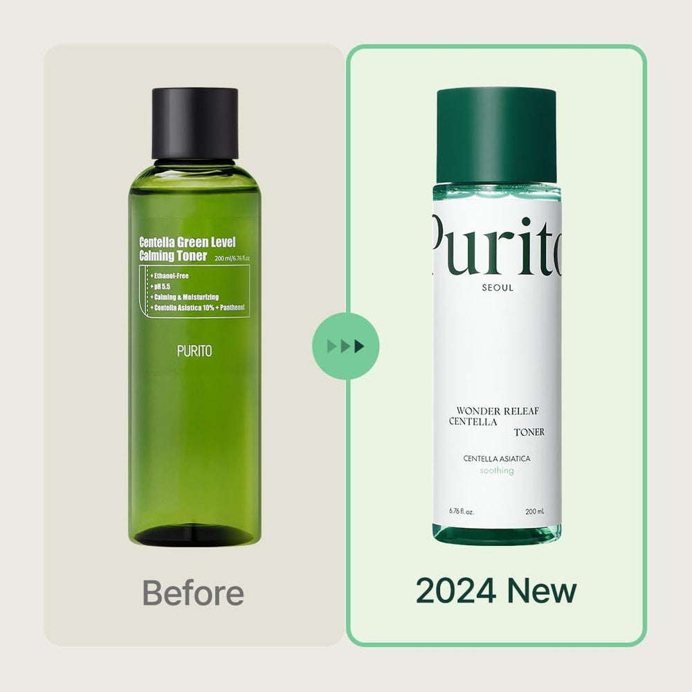 PURITO centella toner texture close-up watery consistency for lightweight hydration