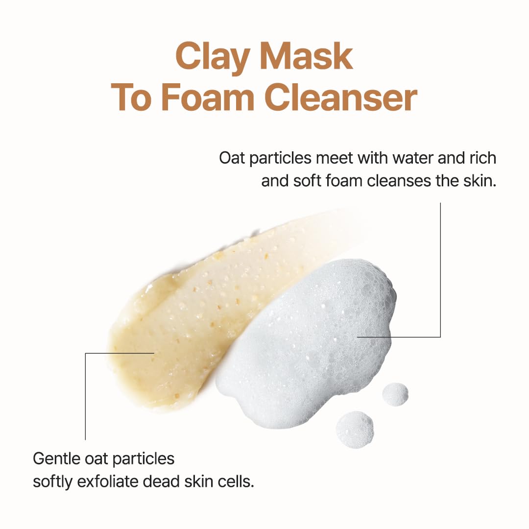 PURITO cleanser being massaged on face to smooth texture