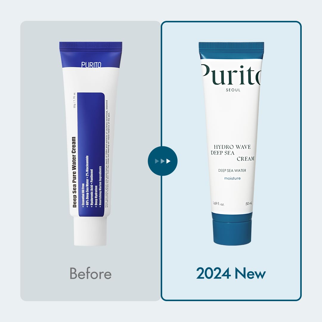 PURITO texture close-up of gel-cream demonstrating lightweight, non-greasy feel