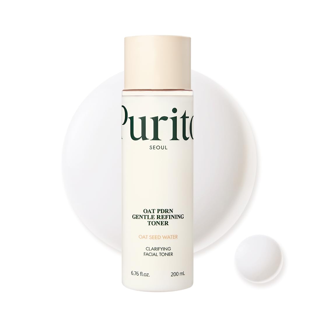PURITO front packaging bottle showing clean toner and product benefit