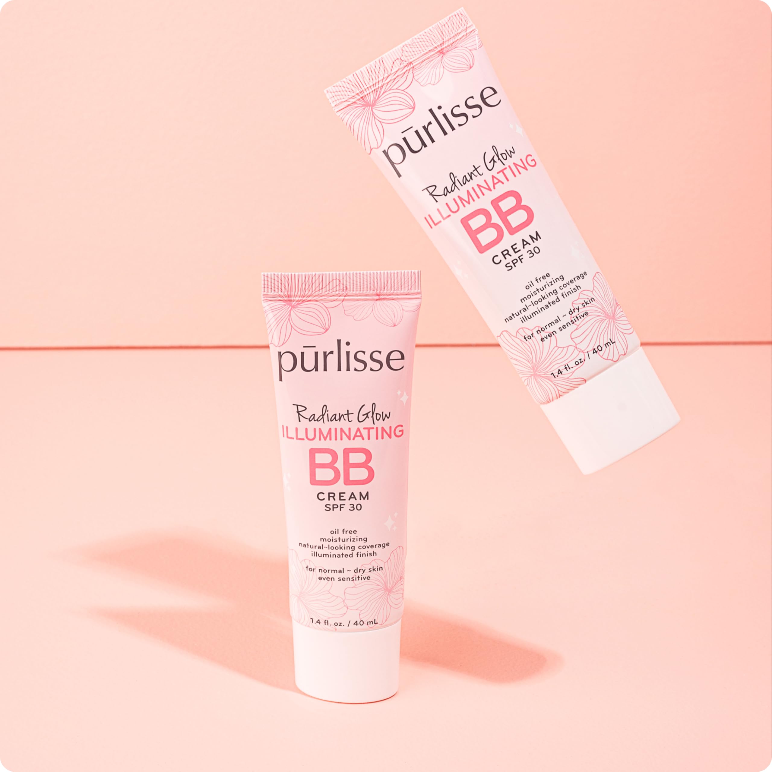 pūrlisse application with fingers showing quick blending and natural skinlike result