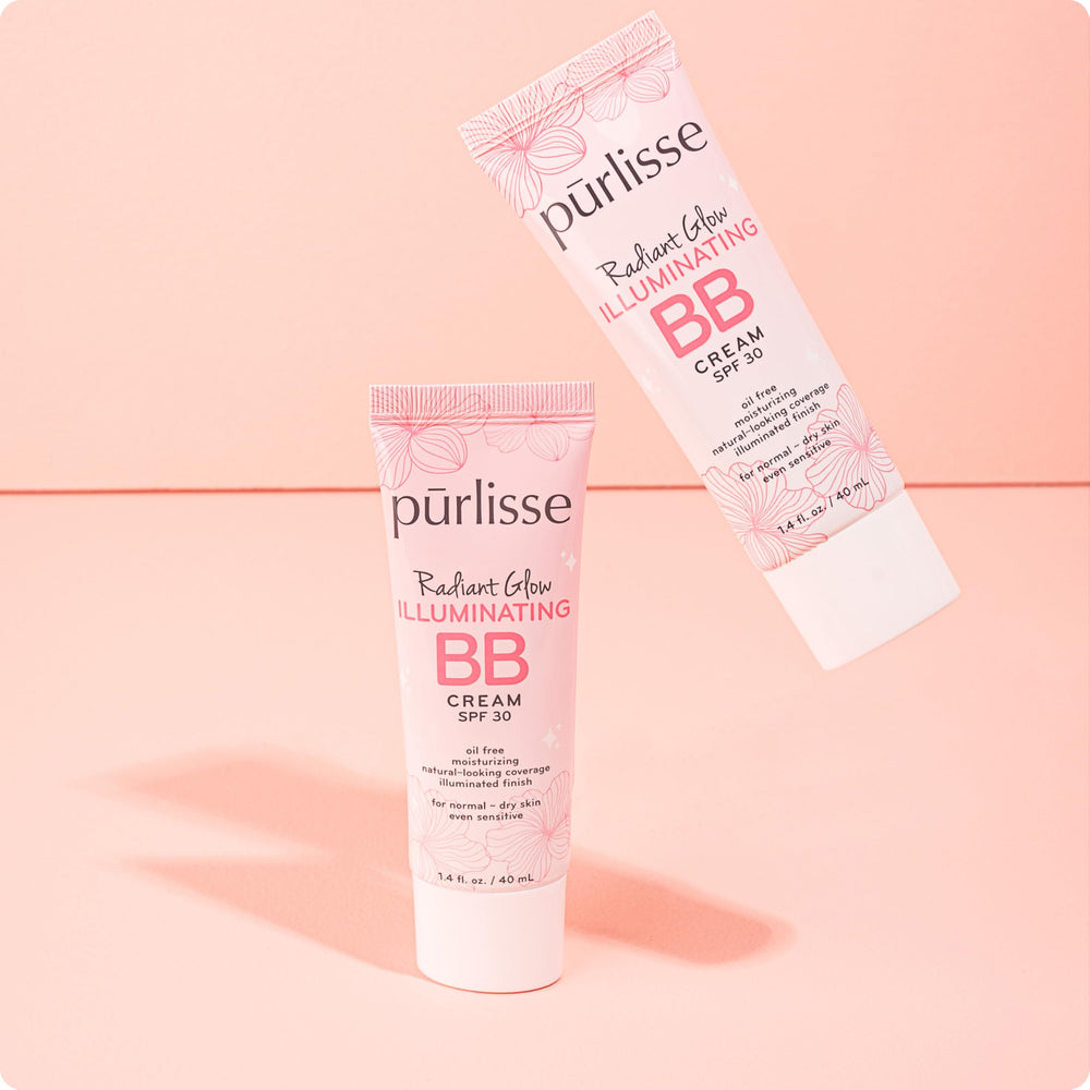 pūrlisse application with fingers showing quick blending and natural skinlike result
