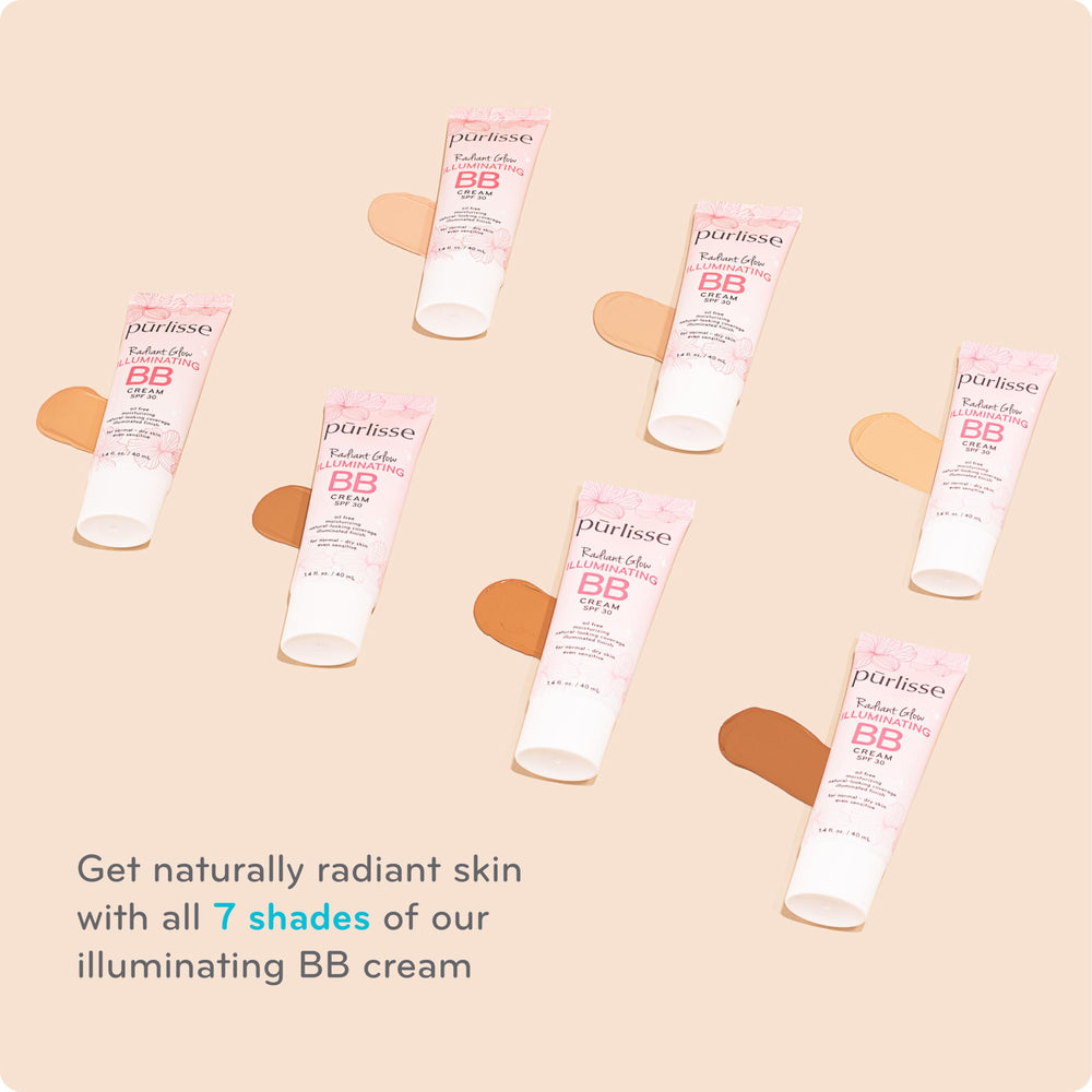 pūrlisse blended on skin closeup revealing dewy coverage and minimized texture