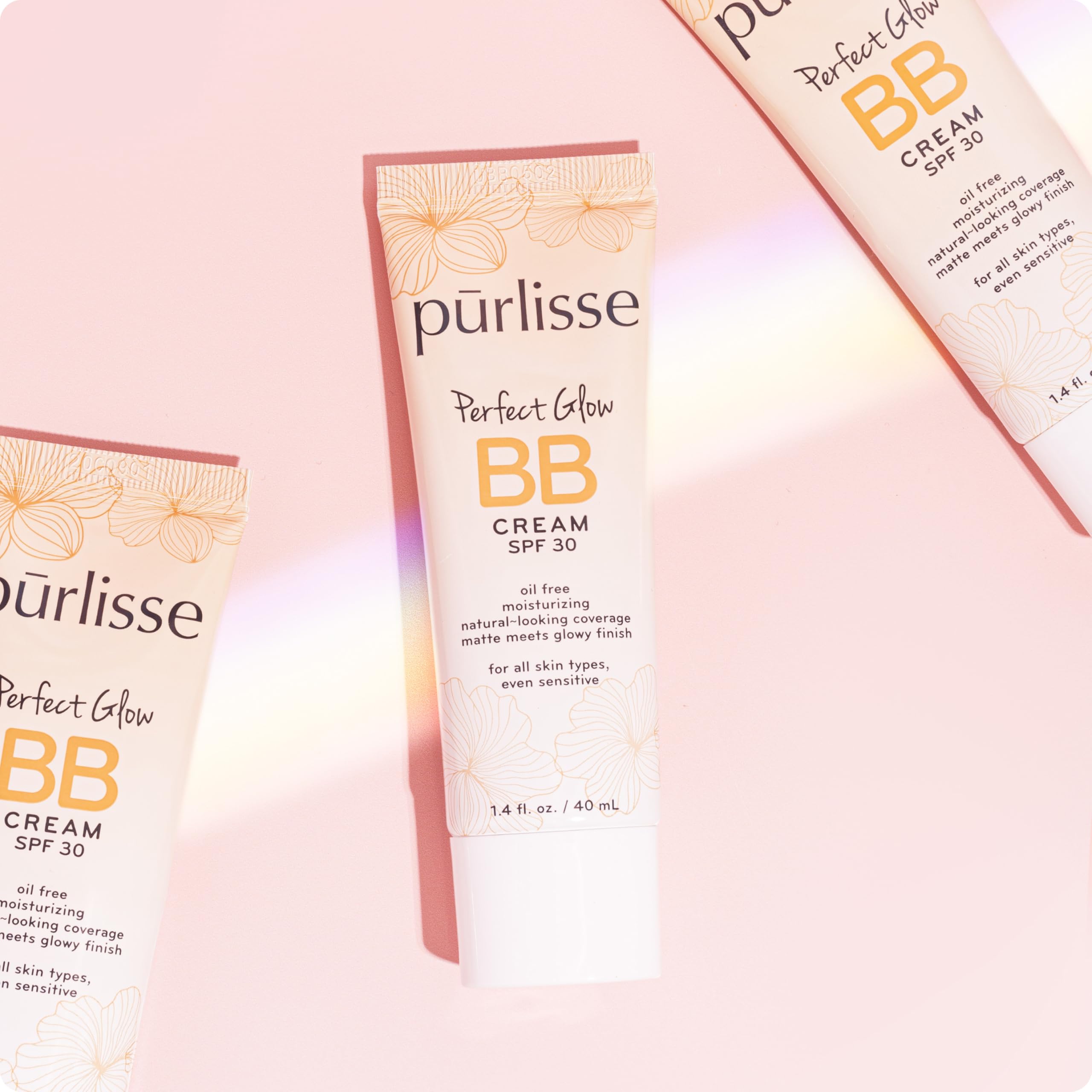 pūrlisse 1.4 oz tube shown next to a coin for size and portability benefit