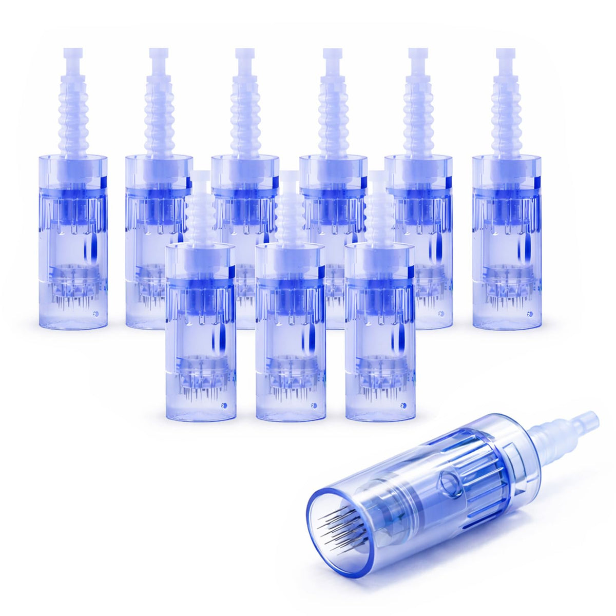 Puro Cosmetics Co front packaging showing 10-pack and brand benefit convenience