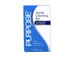 Purpose cleansing bar close-up texture illustrating smooth mild surface