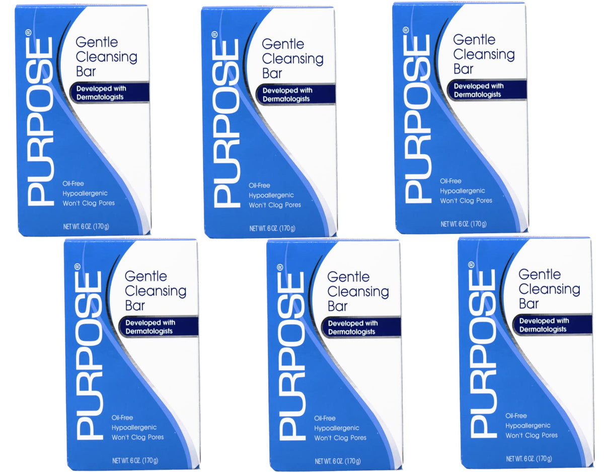 Purpose front packaging of 6 oz bar showing clear branding and benefits
