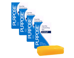 PURPOSE gentle cleansing bar front packaging showing clean design and benefits