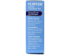 Purpose cleansing bar close-up texture highlighting smooth, non-greasy feel