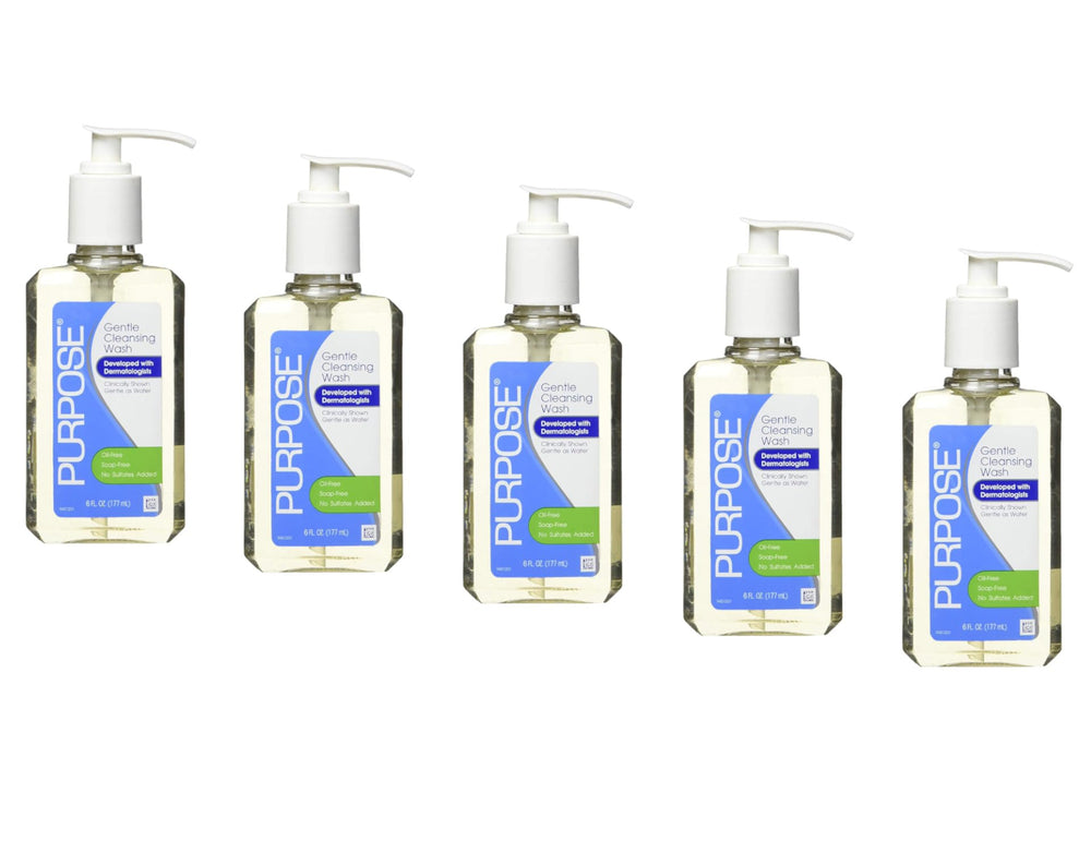 Purpose front pump bottle shown on counter, clear view and easy dispensing